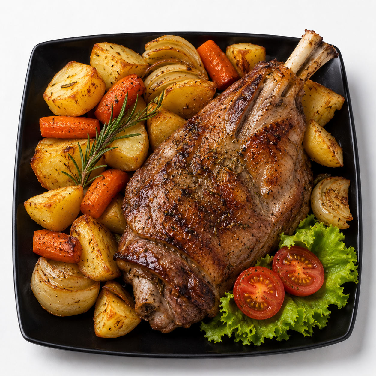 Oven-Baked Lamb